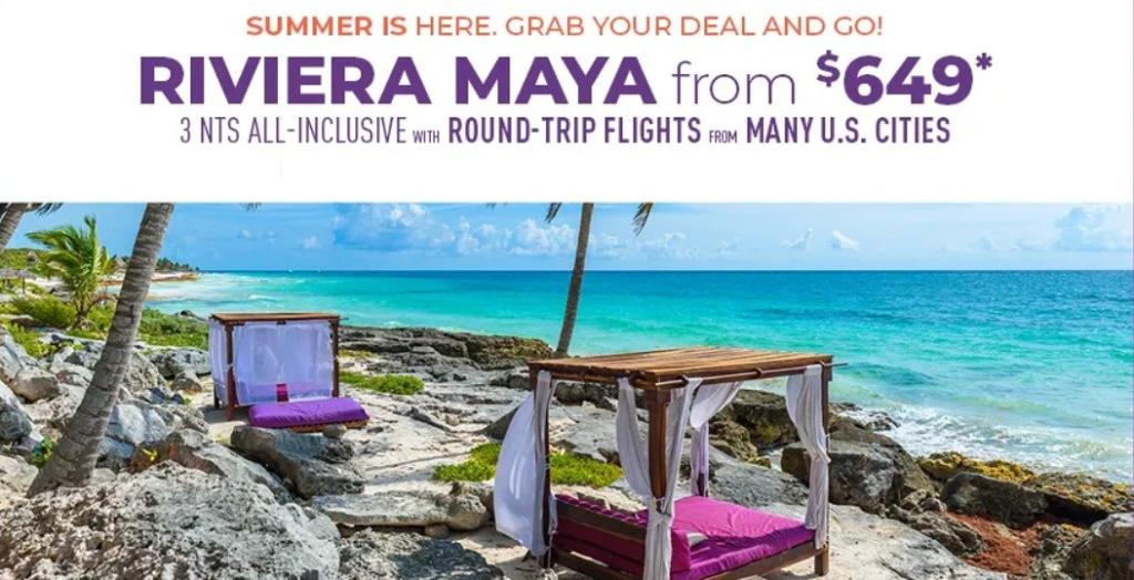 Riviera Maya all-inclusive package offer