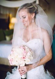 Bride portrait at Now Sapphire Riviera Cancun wedding